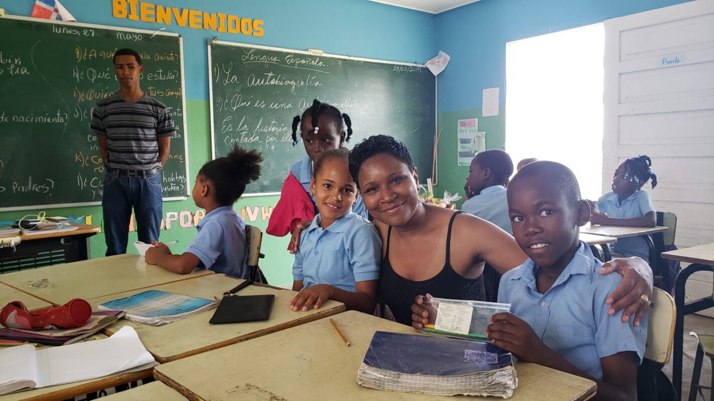 Donated-school-supplies-in-Dominican-Republic